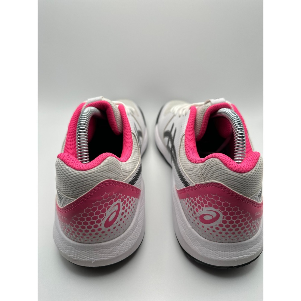 ASICS Gel-Dedicate 8 Pickleball Tennis Shoes White Pink Womens SZ 10 - Picture 2 of 8